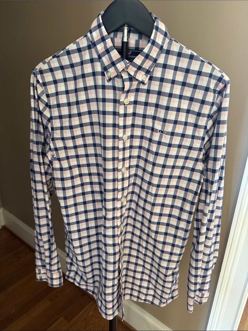 Vineyard Vines Performance Plaid Button Down Whale Shirt